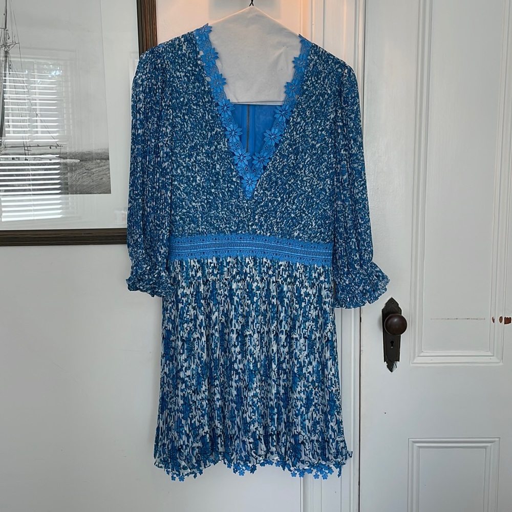 Alice and Olivia blue dress